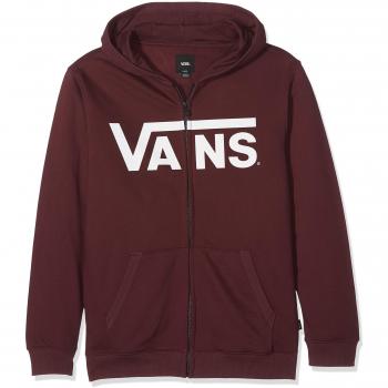 Vans Classic Zip Hoodie S, Capucha para Niños, Rojo