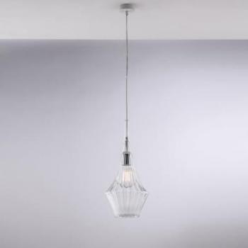 Araña moderna Zeus transparente 1 luz E27