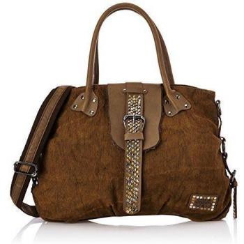 Le Temps des Cerises Taka 2 - Bolso de mano para mujer, color cognac/marron 4i28, talla única