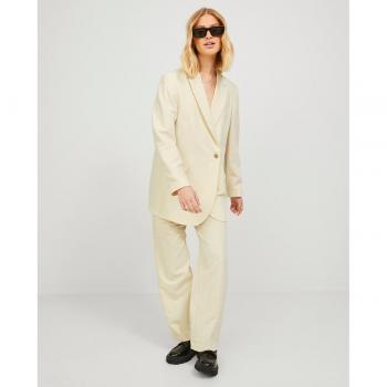 Jack & Jones - Pantalón de pinzas de tiro alto para mujer