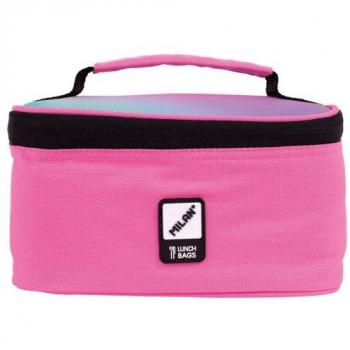 BOLSA ISOTÉRMICA PORTA ALIMENTOS 3 RECIPIENTES 1.5L SERIE SUNSET ROSA