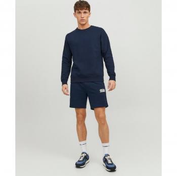 Jack & Jones - Pantalones Cortos Deportivos para Hombre 12228920 Azul Marino S