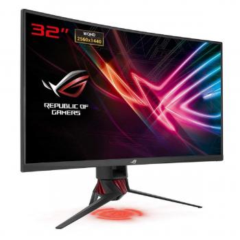 ASUS ROG Strix XG32VQ 31.5 2K Ultra HD VA Brillo Negro, Gris, Rojo Curva Pantalla para PC - Monitor