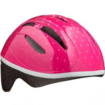 Casco de ciclismo Lazer Bob+ rosa punteado