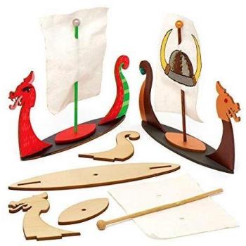 Baker Ross Viking-Kit de Botes Largos
