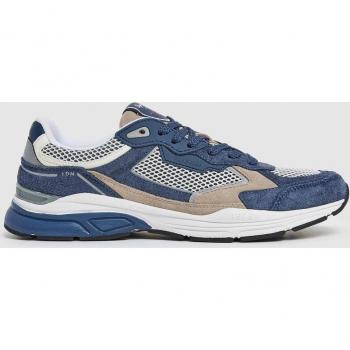 Zapatillas deportivas Pepe Jeans de hombre con tejido de malla y detalles en ante