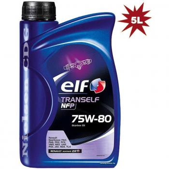 Elfo tranself Fen 75 W80 Gear aceite tot-158485 – 5 – 5 x 1 L = 5 l