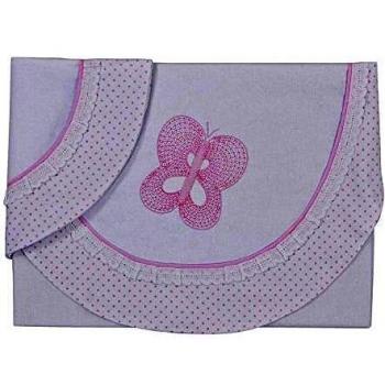 Bolín Bolón 1510149013200 - Juego de sábanas para coche y capazo, color rosa