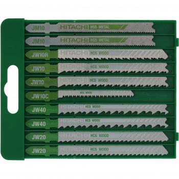 Hikoki 750049 - Set de 10 Hojas para Sierra de Calar en Cassette, Compatible con Diversas Marcas