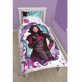 Character World Disney Descendants Villains - Juego de Ropa de Cama Individual, Multicolor