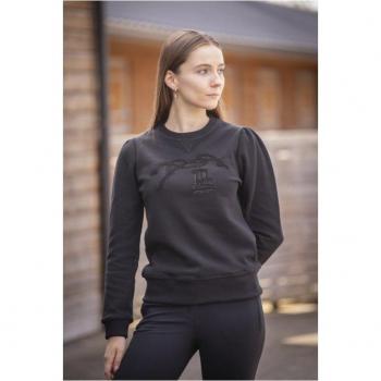 Sudadera de equitación con capucha y cremallera para mujer Pénélope Clotilde