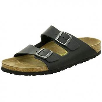 Birkenstock Arizona, Zapatos con Hebilla Unisex Adulto, Negro