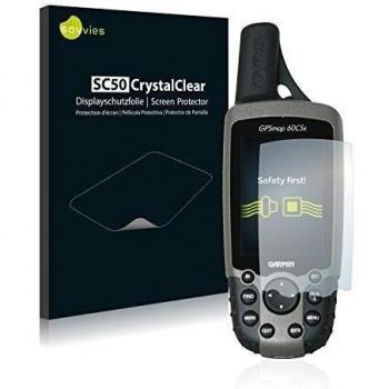 Savvies SC50 Protector de pantalla compatible para Garmin GPSMAP 60CSx
