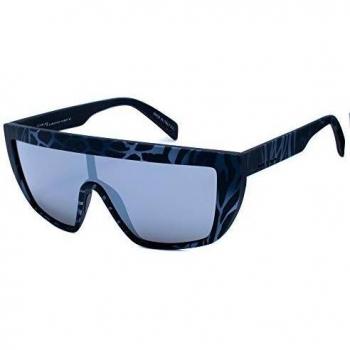 Italia Independent Unisex Sunglasses 0912-ZEF-071 - Gray/Black, 122mm