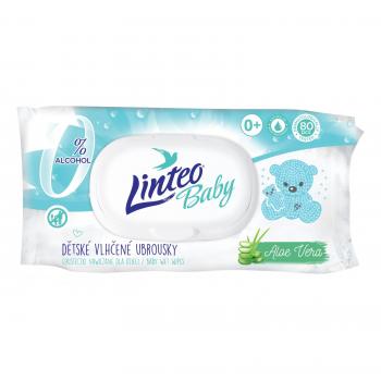 Linteo Baby Pure & Fresh Gentle Wet Wipes with Aloe Vera 80 pcs