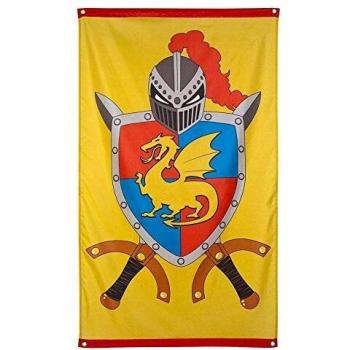Boland-BOL44008 Party, Multicolor, Flagge Ritter