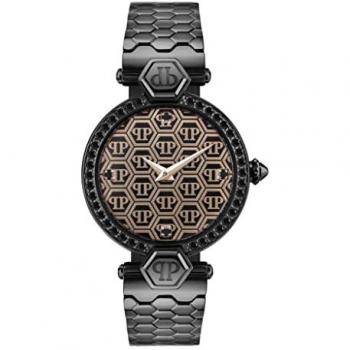 Philipp Plein Couture Women's Black Stainless Steel Quartz Watch - One Size