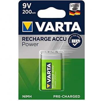 Varta Recargable Ni-MH acumulador, 200 mAh, 9 V, E-Block, HR9V