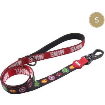 Correa para Perros Diseño Marvel Premium Talla S Color Rojo