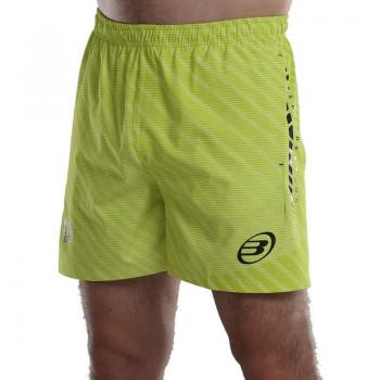 Shorts Bullpadel Liego Fluor para Hombre - Línea oficial del World Padel Tour, color Lima, talla XL