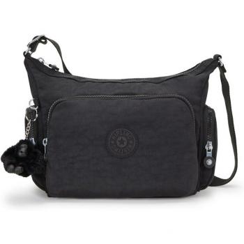 Kipling - Bandolera de mujer pequeña Gabb S con correa ajustable en negro