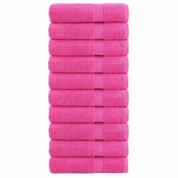Toallas Premium SOLUND 10 piezas Rosa 50x100 cm 600g/m²