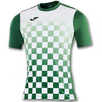 Joma Flag M/C Camiseta Equipamiento, Hombre, Verde/Blanco, XL