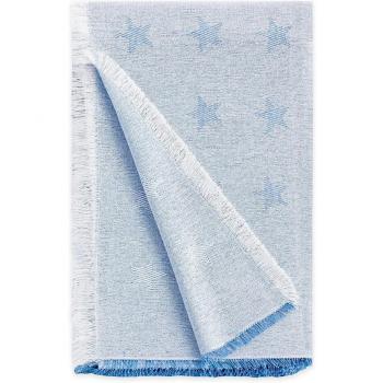 Plaid Multiusos Azul - Modelo Estrellas