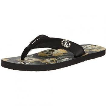 Volcom Vocation Sndl - Sandalias de material sintético para hombre, color negro, talla 40