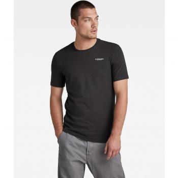 Camiseta G-Star Slim Base Negro Para Hombre