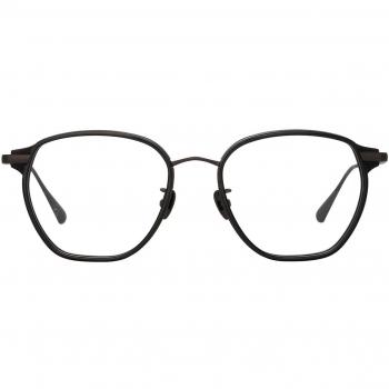 Linda Farrow DANILO LFL1246 C4 Women’s Eyeglasses Black Size 53 - Blue Light Block Available