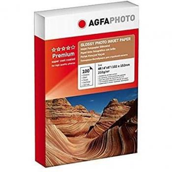 Papel Fotográfico Glossy 210 g/m² 10 x 15 cm (A6) - Paquete de 50 Hojas