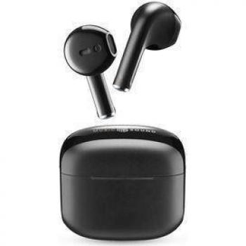 Auriculares True Wireless Music Sound BTMSTWSSWAGK, De cápsula, Bluetooth, Autonomía de hasta 20 h, Negro