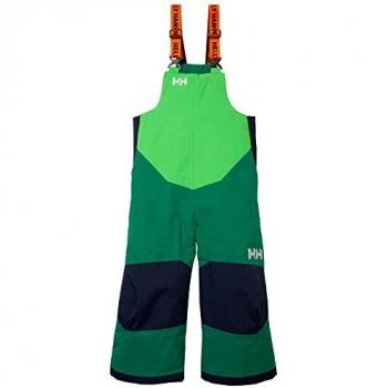 Pantalones de Senderismo Unisex Niños Helly Hansen K Rider 2 Ins Bib, Verde (Green)