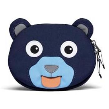 Bolsa de Manillar Bear Affenzahn con Diseño de Oso y Colores Azul Oscuro y Claro