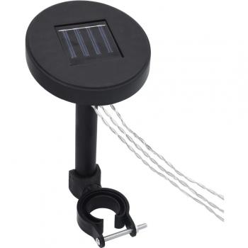 Cadena de luces para cenador con panel solar vidaXL - Iluminación exterior, energía solar, diseño decorativo, resistente a la intemperie, fácil instalación