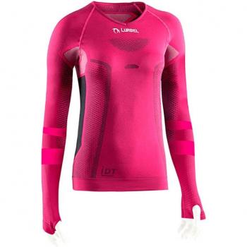 Camiseta interior térmica Lurbel Cristallo manga larga para mujer, color fucsia, talla M