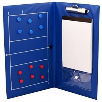 Cawila Taktikmappe Trainertasche - Bolsa para material de voleibol, color azul, talla m