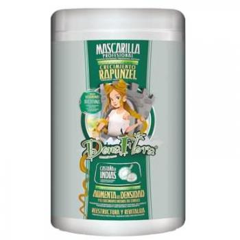Mascarilla DonaFlora Rapunzel 1000ml - Crecimiento, Fortalecimiento y Nutrición con Biotina - Sin Sulfatos ni Parabenos - Volumen y Brillo Natural