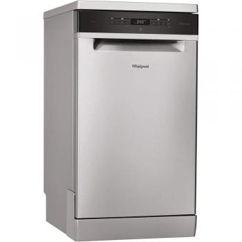 Lavavajillas Independiente Whirlpool WSFO 3T223 PC X, Slim 45cm, Inox, 10 Cubiertos, Clase E