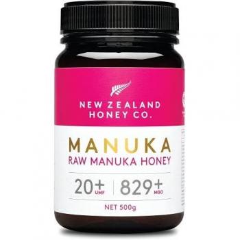 New Zealand Honey Co. Miel de Manuka MGO 829+ / UMF 20+ | Nueva Zelanda Miel 100% Pura y Saludable | 500g