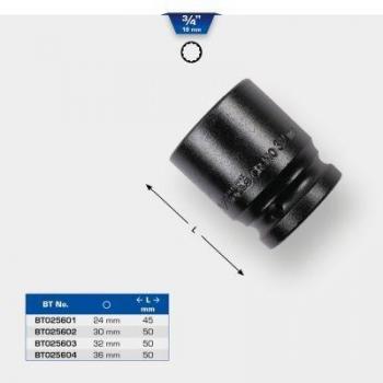 Kraft-Stecknuss de 3/4 KS Tools, 24 mm, corta