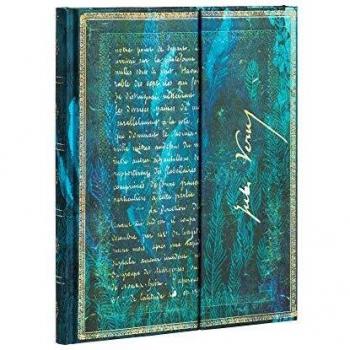 Paperblanks Cuadernos de Tapa Dura Verne, Veinte Mil Leguas | Liso. | Ultra