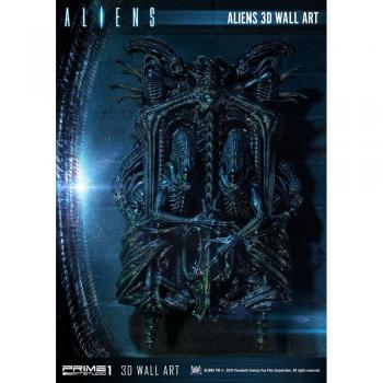 Aliens decoración de pared 3D 32 x 50 cm