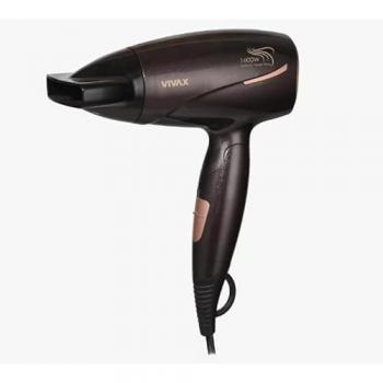 Secador de Pelo Portátil Vivax HD-1600FT - 1600W, 2 Velocidades, Asa Plegable y Gancho para Colgar