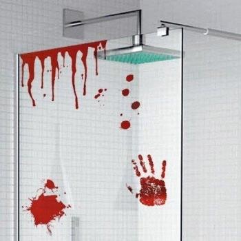 Vinilos Decorativos Baño Sangriento