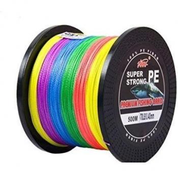 YUDELI® Súper fuerte 500m Sedal Trenzado de PE 100% Línea de Pesca 4-hilo 10LB~100LB 0.10mm~0.63mm