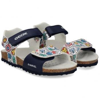 Sandalias de Niña y Niño GEOX J458LE 0004 J GUITA C4243 NAVY-MULTICOLOR