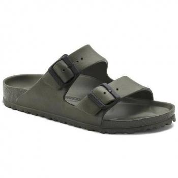 Birkenstock Arizona Eva Sandals in Khaki