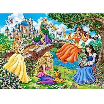Princesses in Garden 70-Piece Puzzle